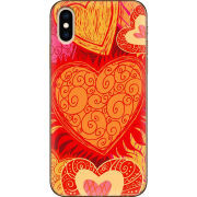 Чехол Uprint Apple iPhone XS Warm Hearts