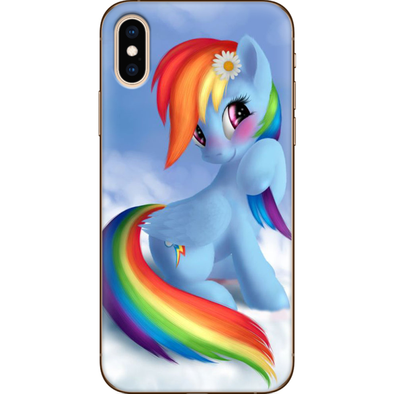 Чехол Uprint Apple iPhone XS My Little Pony Rainbow Dash
