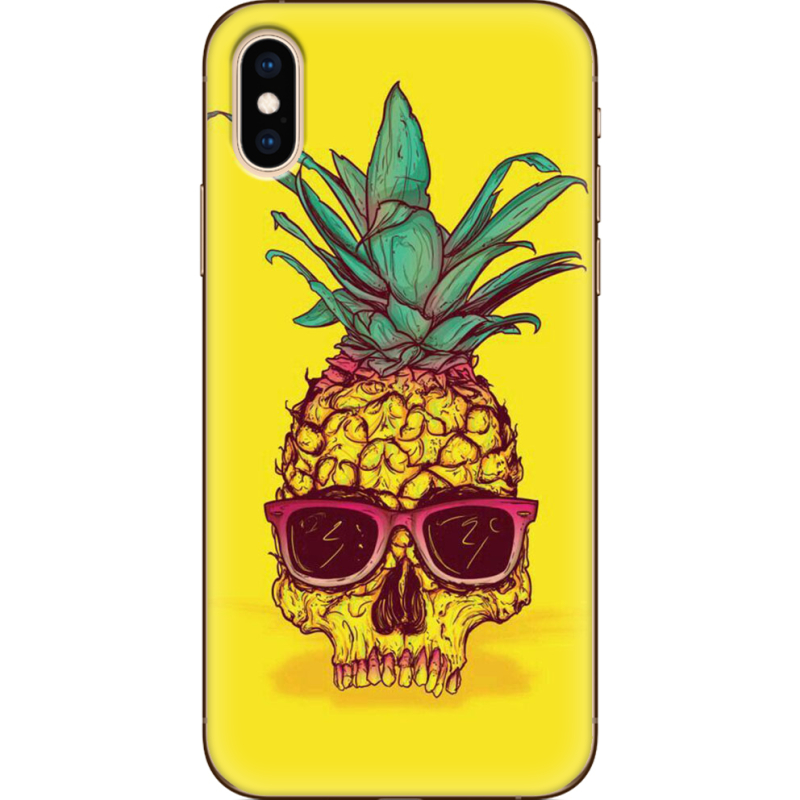 Чехол Uprint Apple iPhone XS Pineapple Skull