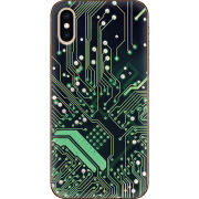 Чехол Uprint Apple iPhone XS Microchip