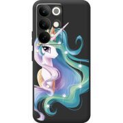 Чохол зі стразами Realme C85 Pro Unicorn Queen