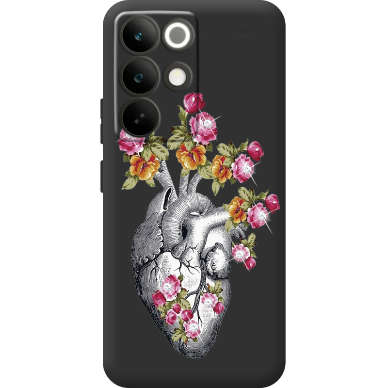 Чохол зі стразами Realme C85 Pro Heart