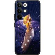 Чохол зі стразами Realme C85 Pro Girl with Umbrella