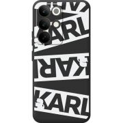 Чорний чохол BoxFace Realme C85 Pro White Karl