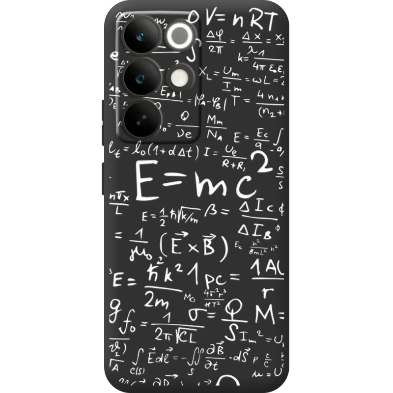 Чорний чохол BoxFace Realme C85 Pro E=mc2