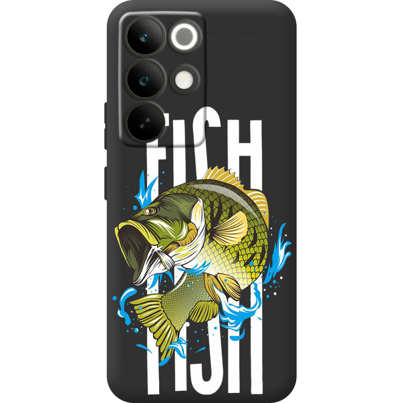 Чорний чохол BoxFace Realme C85 Pro Fish