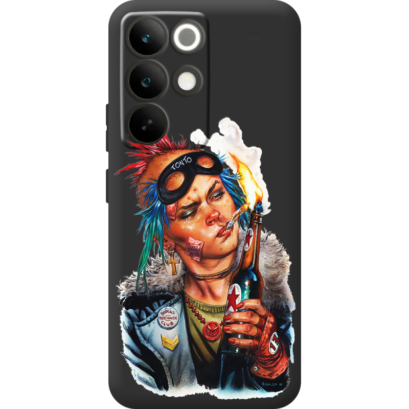 Чорний чохол BoxFace Realme C85 Pro Tanker Girl