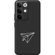 Чорний чохол BoxFace Realme C85 Pro Paper Plane