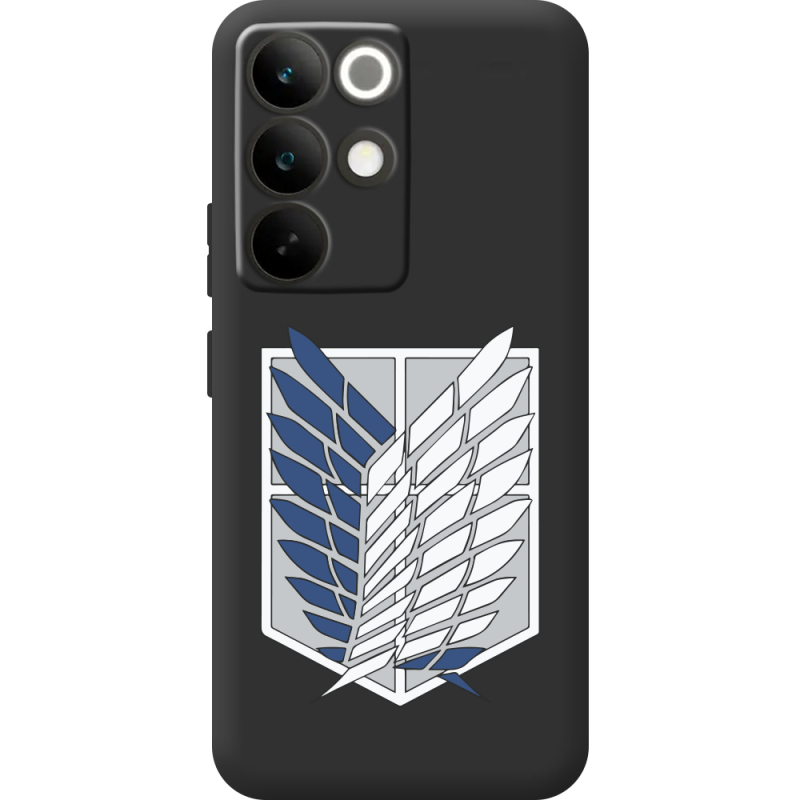 Чорний чохол BoxFace Realme C85 Pro Атака Титанов Крылья Свободы