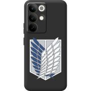 Чорний чохол BoxFace Realme C85 Pro Атака Титанов Крылья Свободы