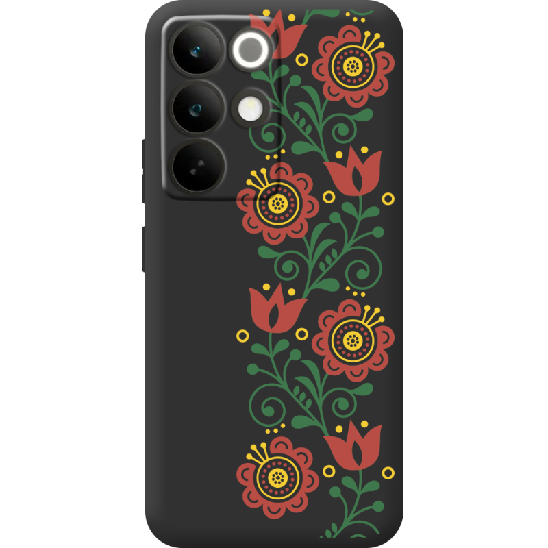 Чорний чохол BoxFace Realme C85 Pro Ethno