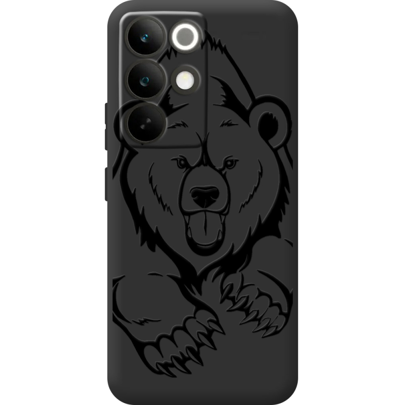 Чорний чохол BoxFace Realme C85 Pro Grizzly Bear
