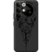 Чорний чохол BoxFace Realme C85 Pro Hugin and Munin