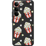 Прозорий чохол BoxFace Realme C85 Pro с 3D-глазками Popcorn