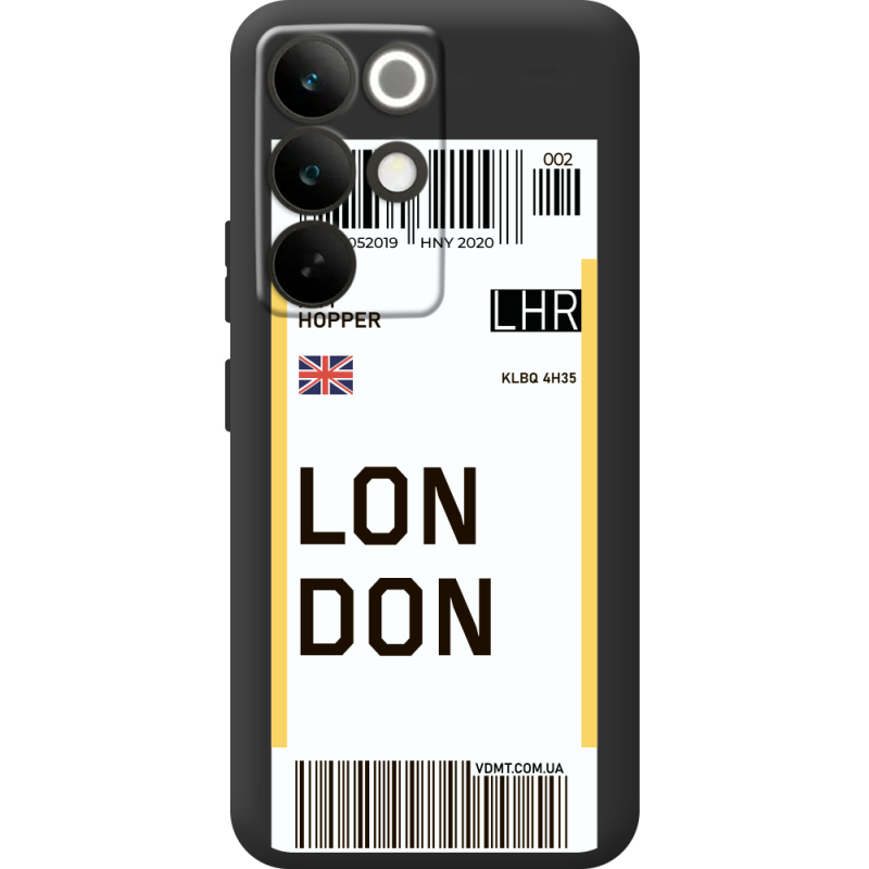 Прозорий чохол BoxFace Realme C85 Pro Ticket London