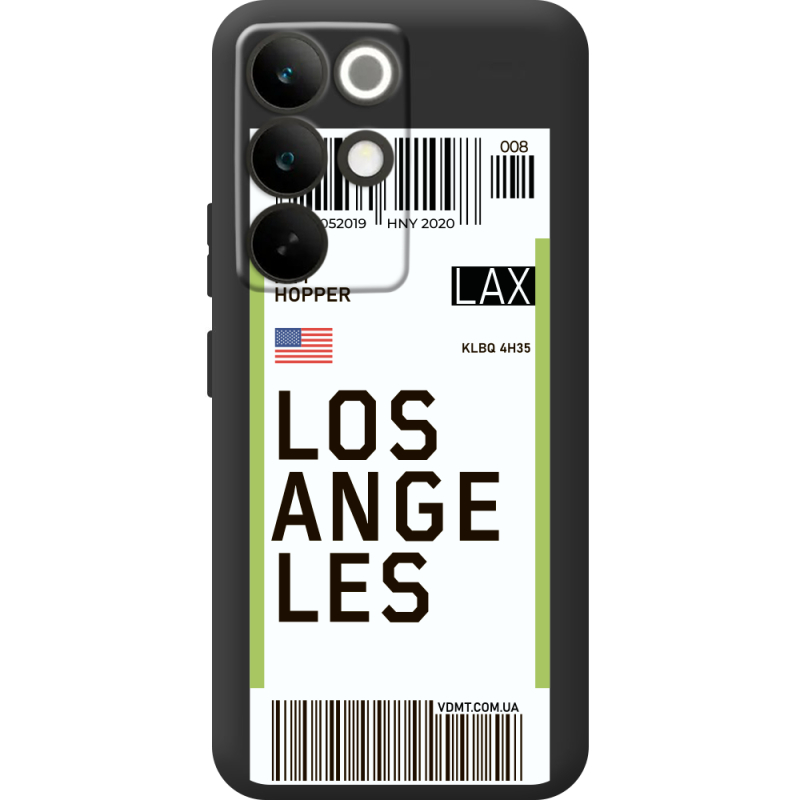 Прозорий чохол BoxFace Realme C85 Pro Ticket Los Angeles