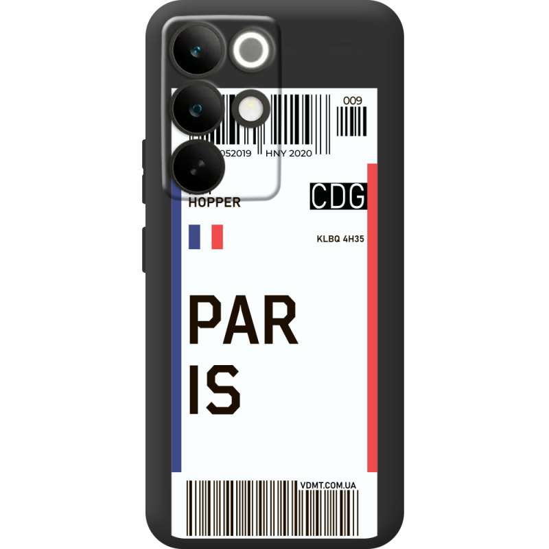 Прозорий чохол BoxFace Realme C85 Pro Ticket Paris