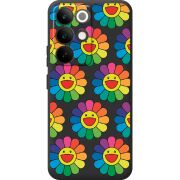 Прозорий чохол BoxFace Realme C85 Pro Hippie Flowers
