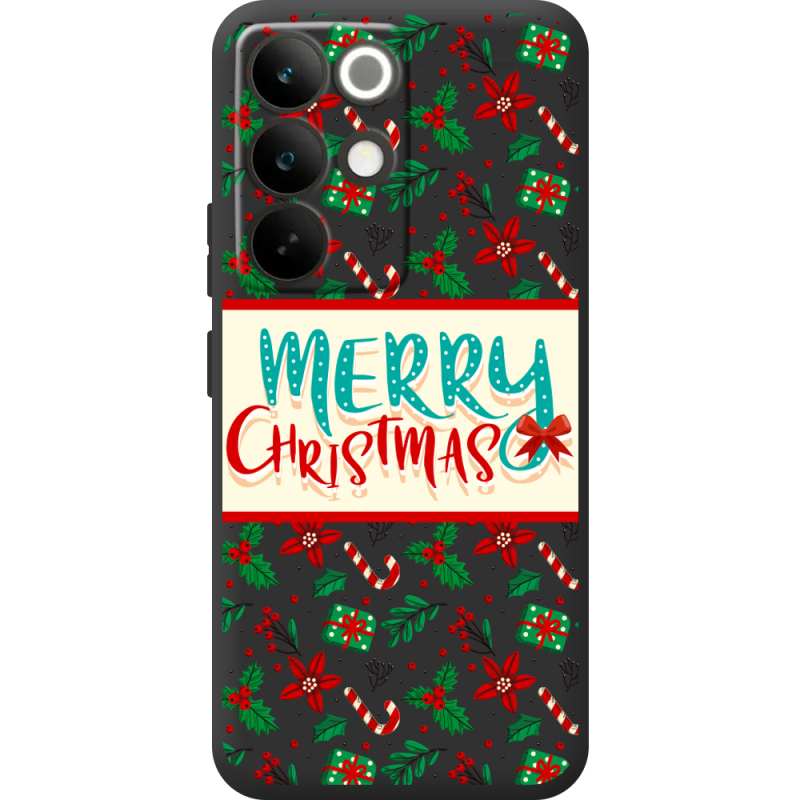 Прозорий чохол BoxFace Realme C85 Pro Vintage Christmas Pattern