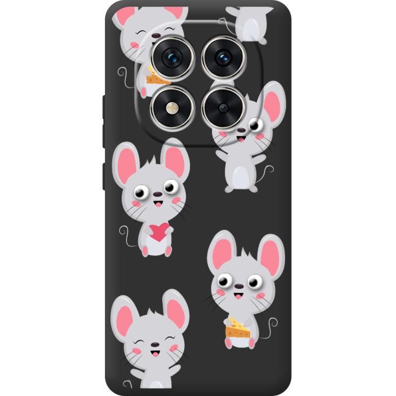 Прозорий чохол BoxFace Xiaomi Redmi Note 15 Pro с 3D-глазками Mouse