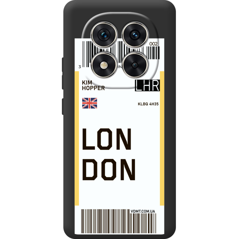 Прозорий чохол BoxFace Xiaomi Redmi Note 15 Pro Ticket London