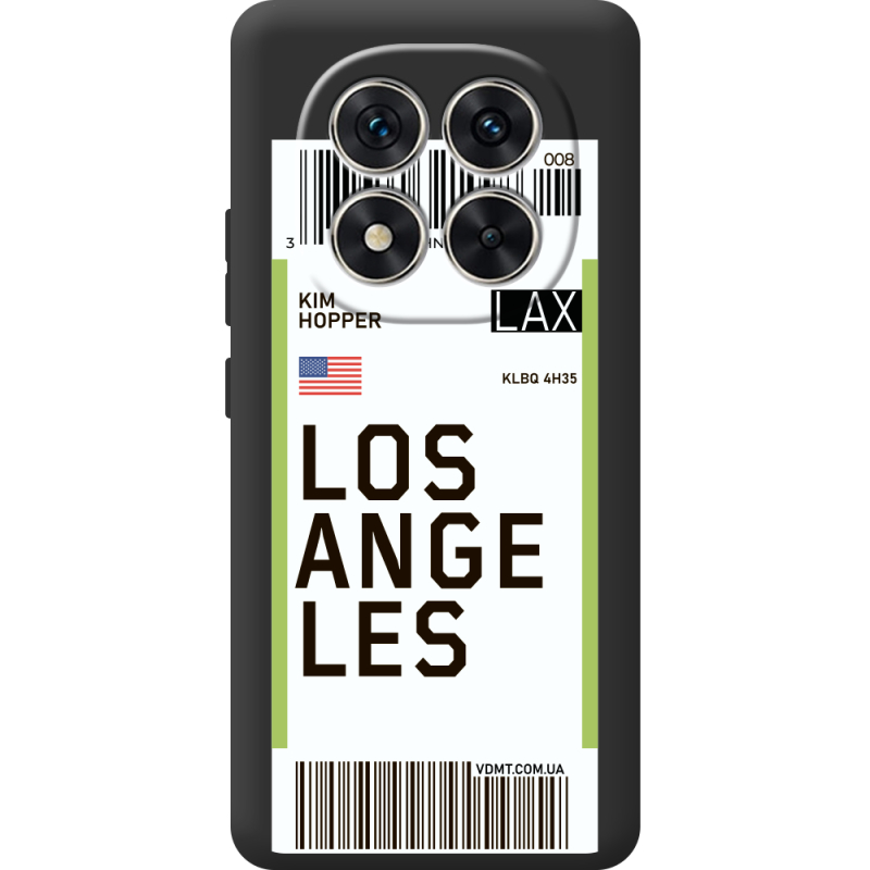 Прозорий чохол BoxFace Xiaomi Redmi Note 15 Pro Ticket Los Angeles