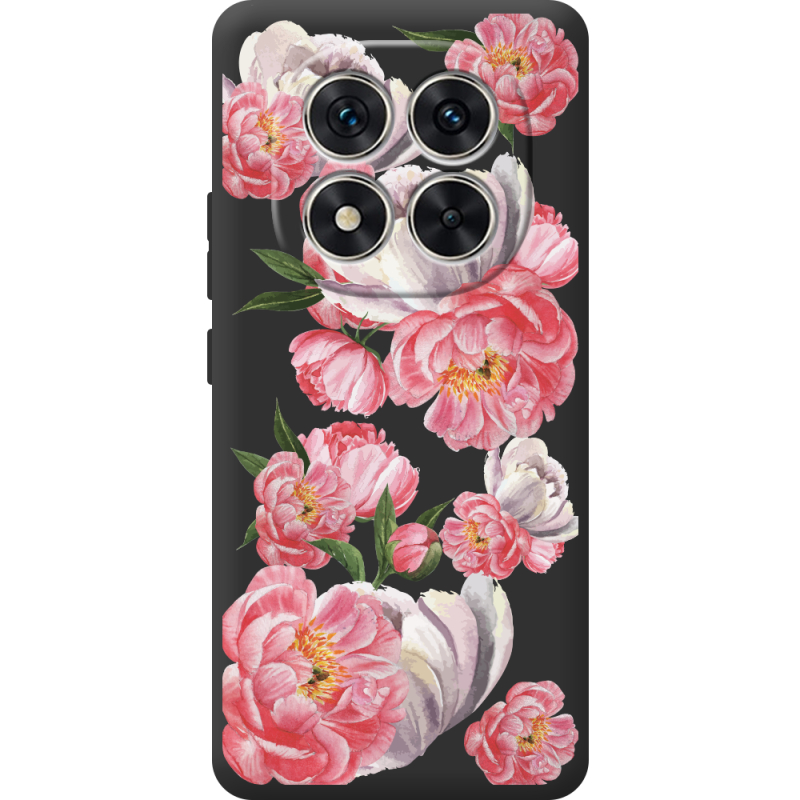 Прозорий чохол BoxFace Xiaomi Redmi Note 15 Pro Peony Watercolor Style