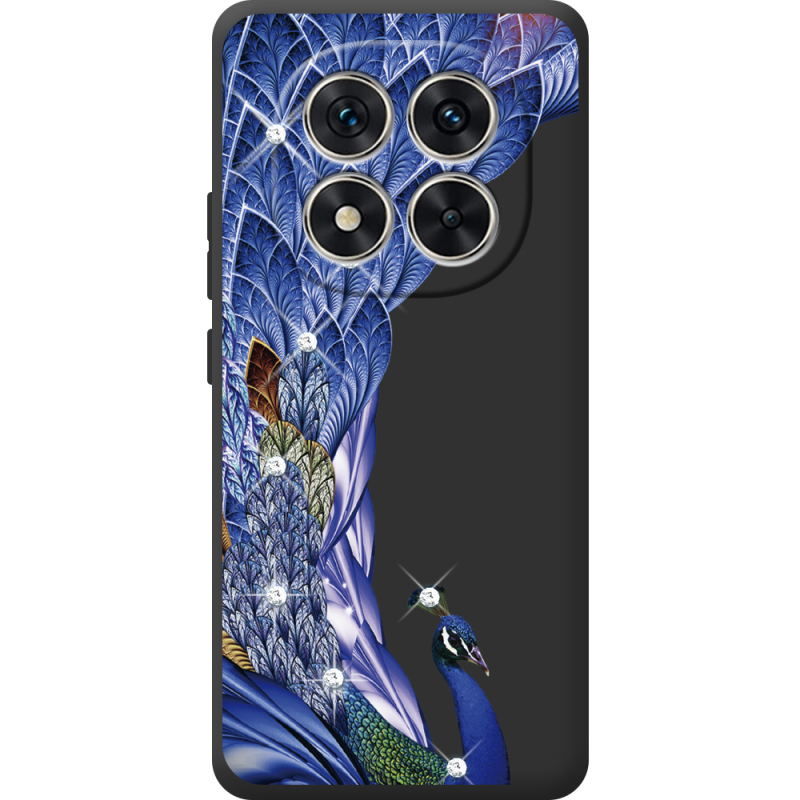 Чохол зі стразами Xiaomi Redmi Note 15 Pro Peafowl