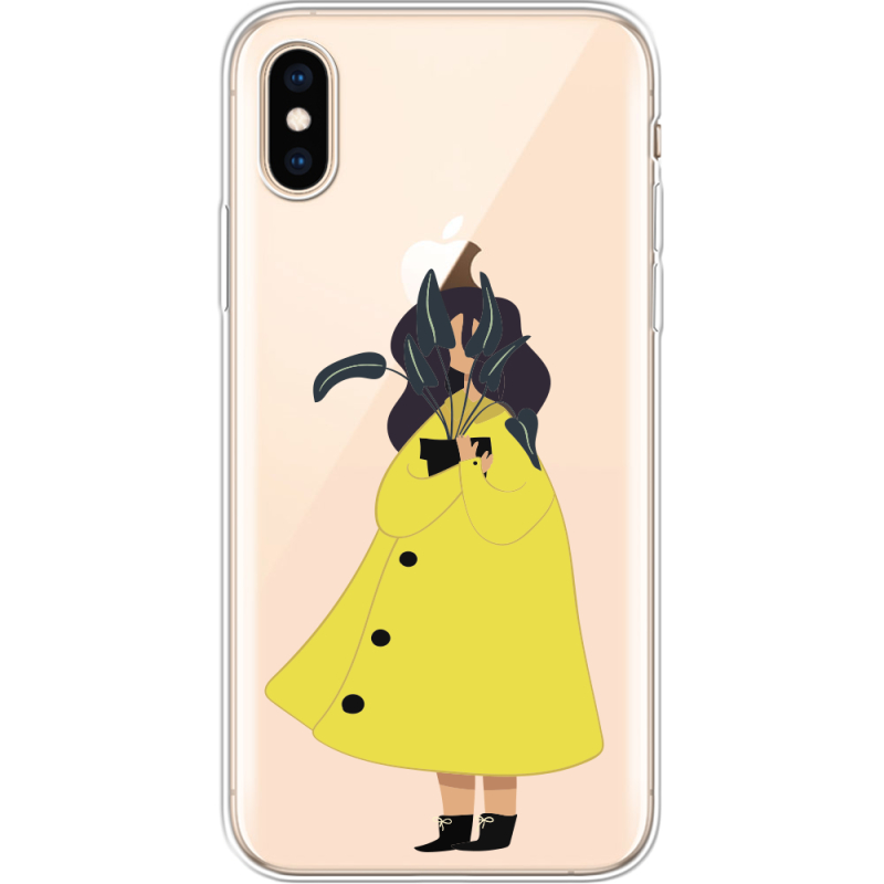 Прозрачный чехол Uprint Apple iPhone XS Just a Girl