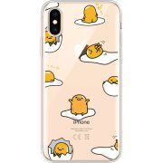 Прозрачный чехол Uprint Apple iPhone XS Gudetama