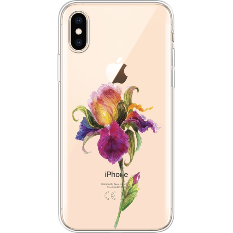 Прозрачный чехол Uprint Apple iPhone XS Iris