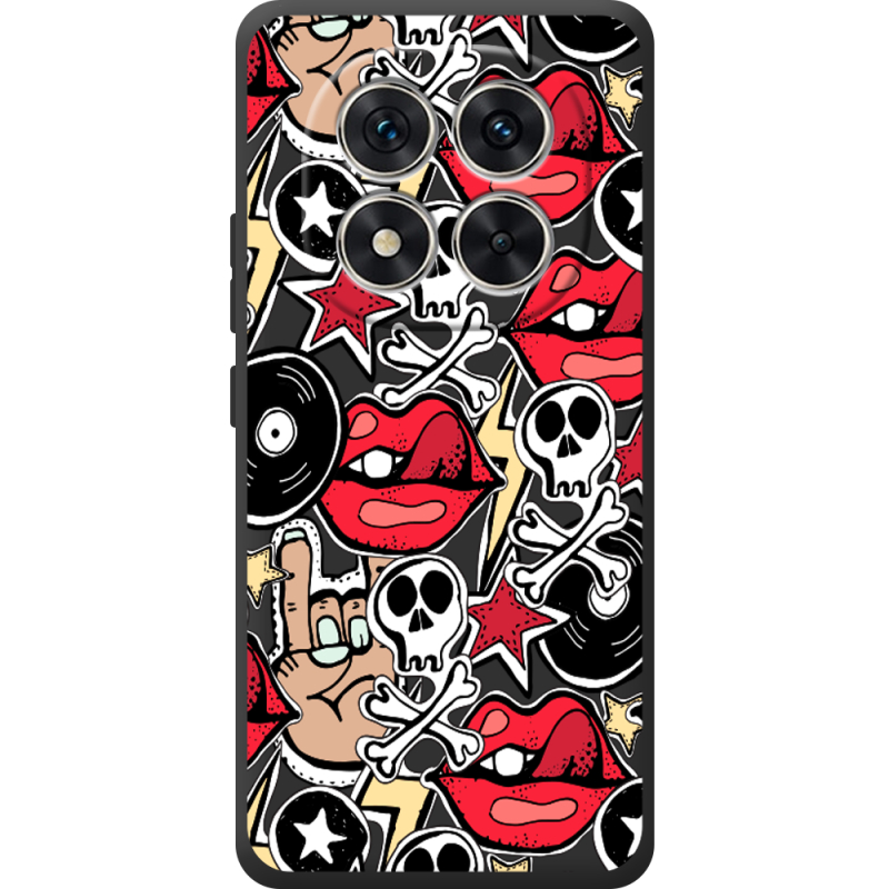 Чорний чохол BoxFace Xiaomi Redmi Note 15 Pro Rock Graffiti