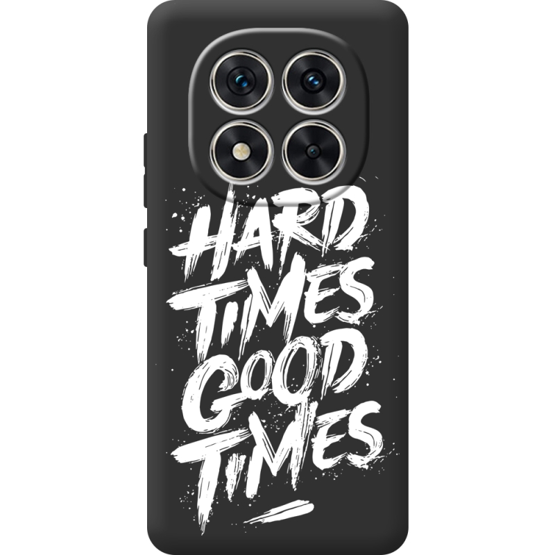 Чорний чохол BoxFace Xiaomi Redmi Note 15 Pro Hard Times Good Times