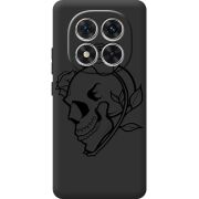 Чорний чохол BoxFace Xiaomi Redmi Note 15 Pro Skull and Roses
