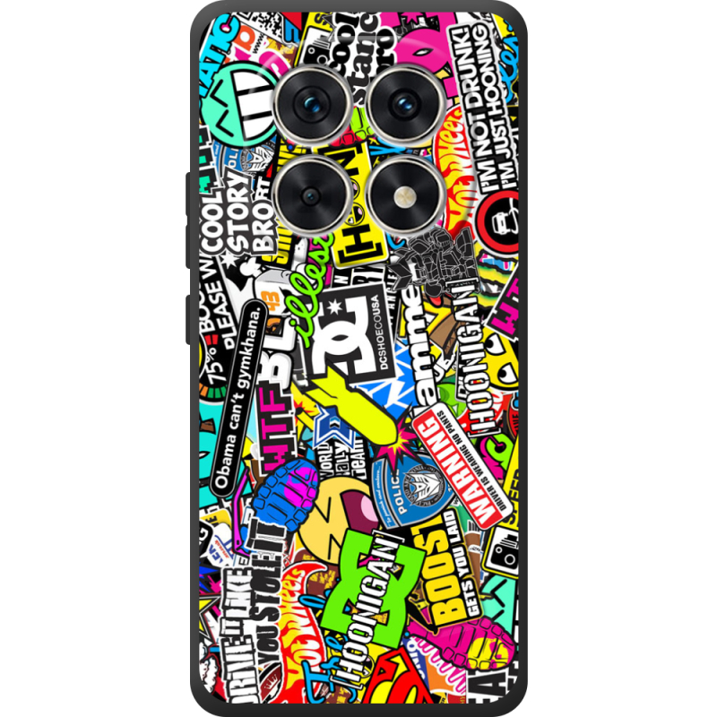 Чохол BoxFace Poco M8 Multicolored Inscriptions