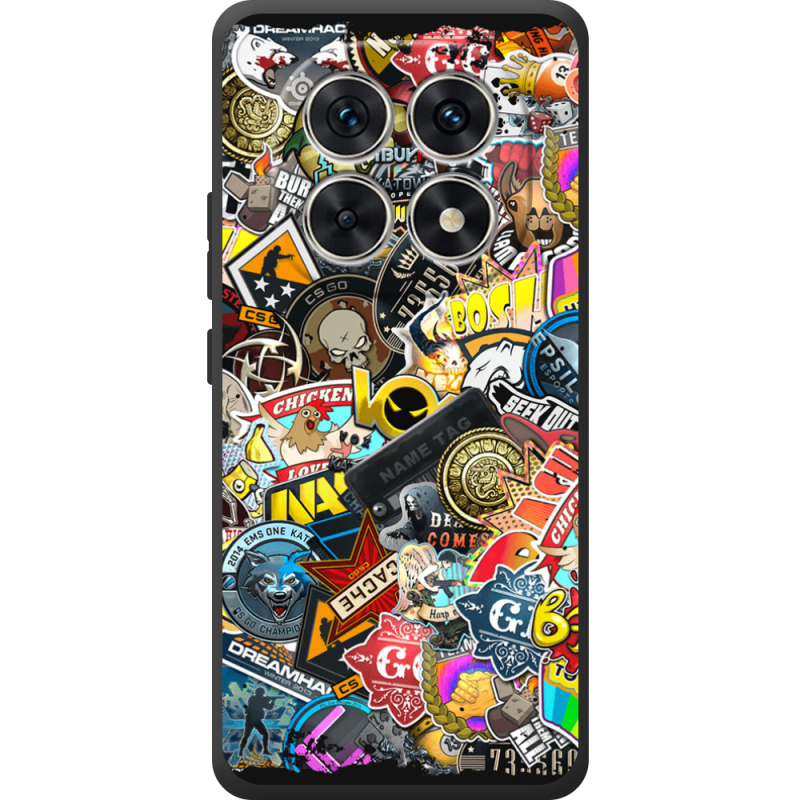 Чохол BoxFace Poco M8 CS:Go Stickerbombing