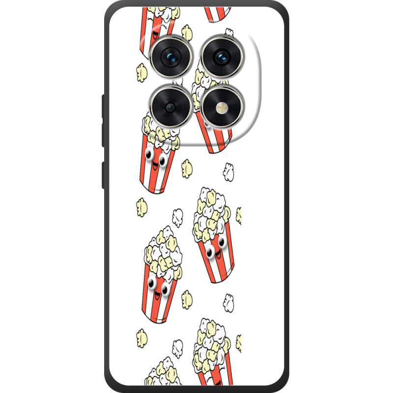 Прозорий чохол BoxFace Poco M8 с 3D-глазками Popcorn