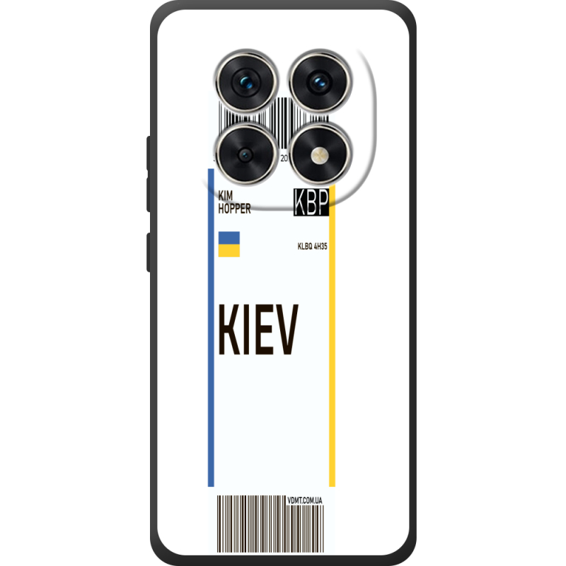 Прозорий чохол BoxFace Poco M8 Ticket Kiev