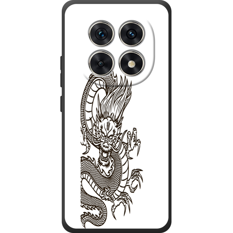 Прозорий чохол BoxFace Poco M8 Chinese Dragon