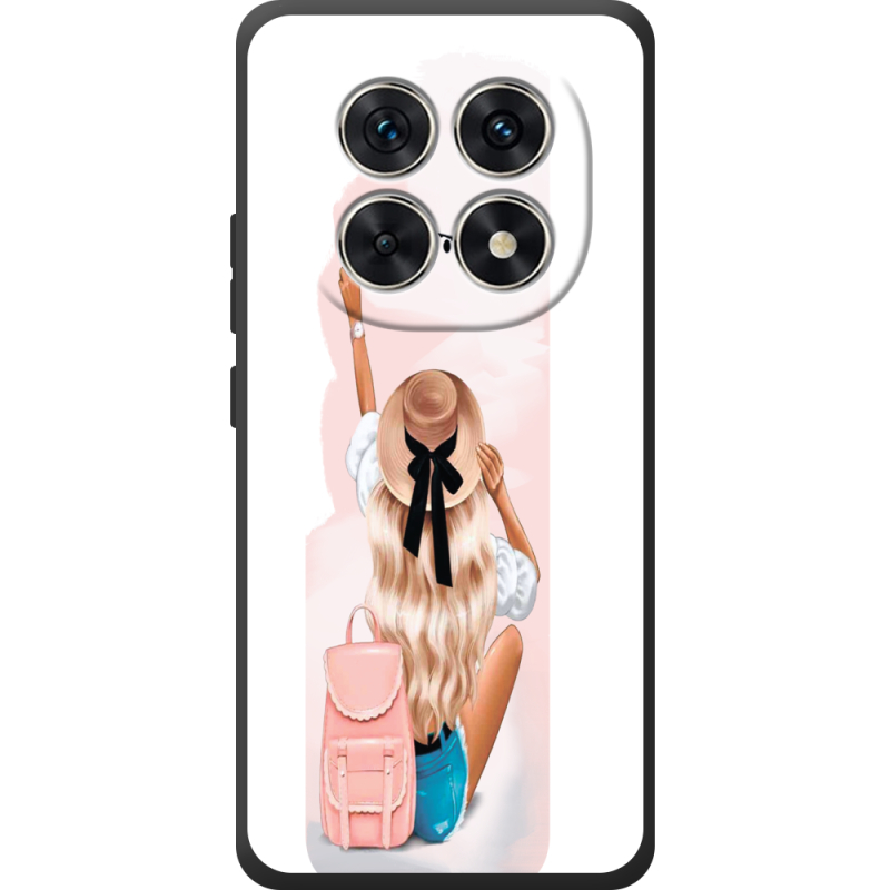 Прозорий чохол BoxFace Poco M8 Travel Girl