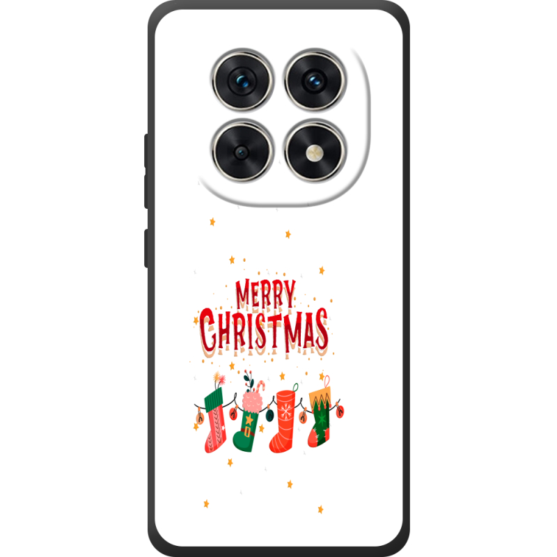 Прозорий чохол BoxFace Poco M8 Merry Christmas