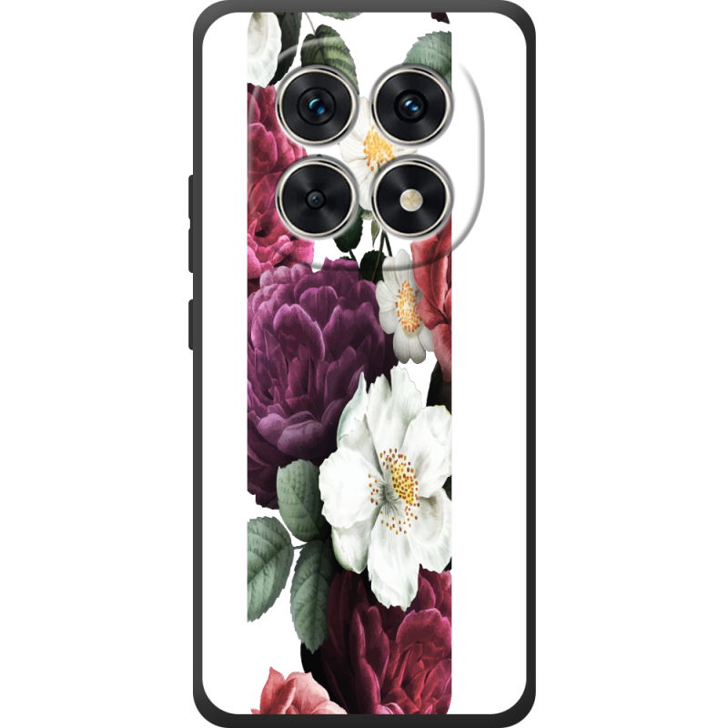 Прозорий чохол BoxFace Poco M8 Floral Dark Dreams