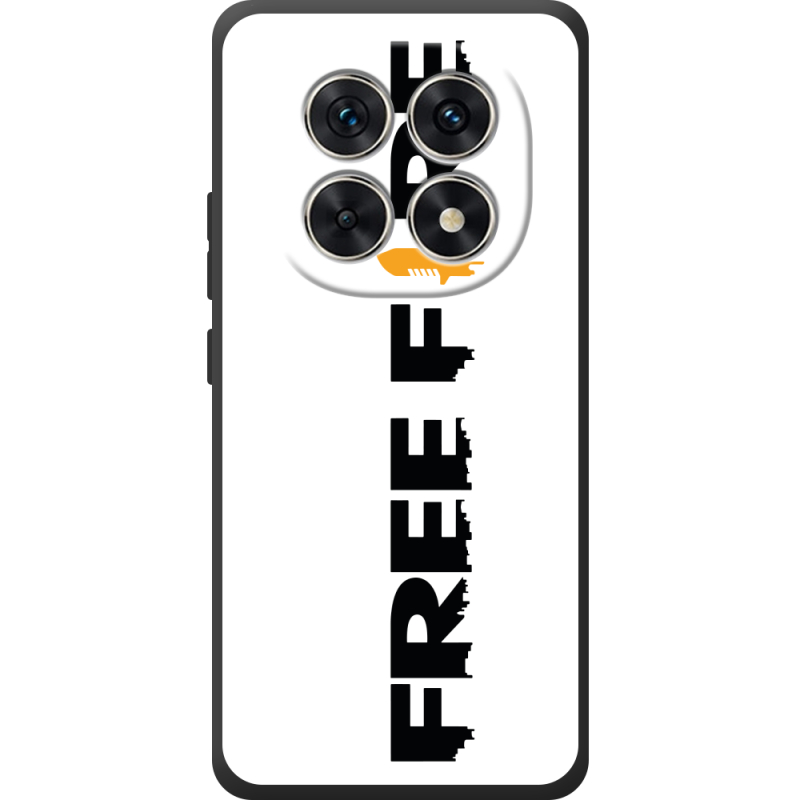 Прозорий чохол BoxFace Poco M8 Free Fire Black Logo