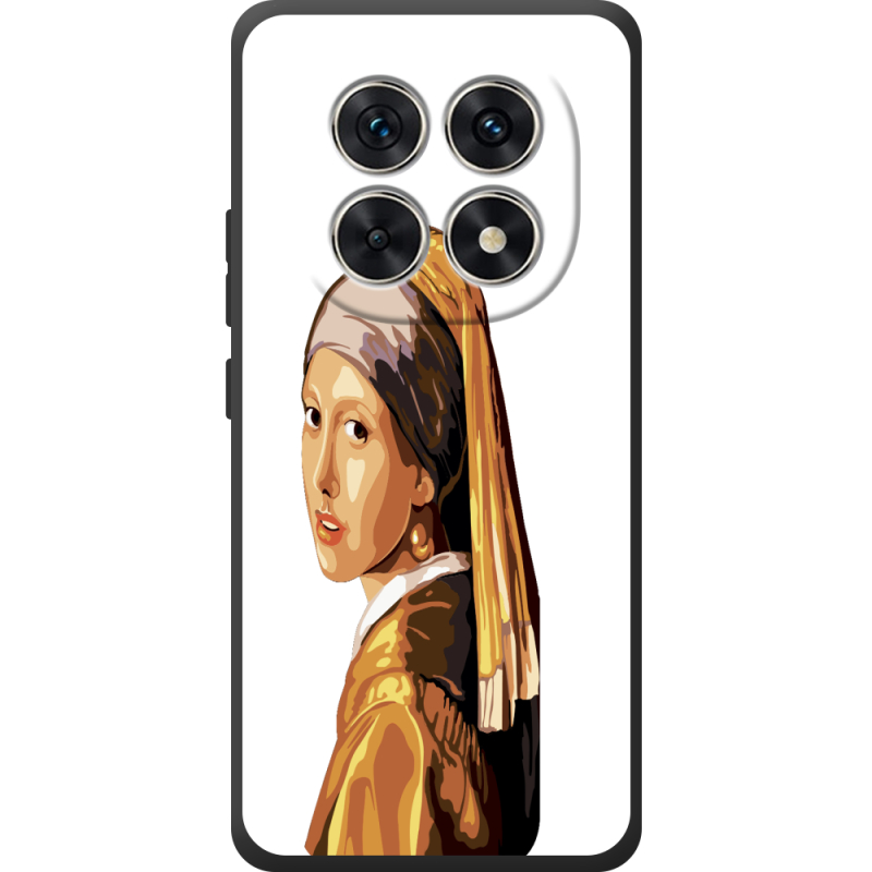 Прозорий чохол BoxFace Poco M8 Девушка с жемчужной серёжкой