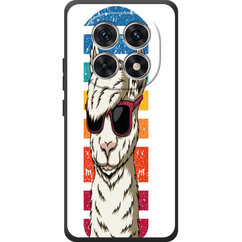 Прозорий чохол BoxFace Poco M8 Стильна Лама