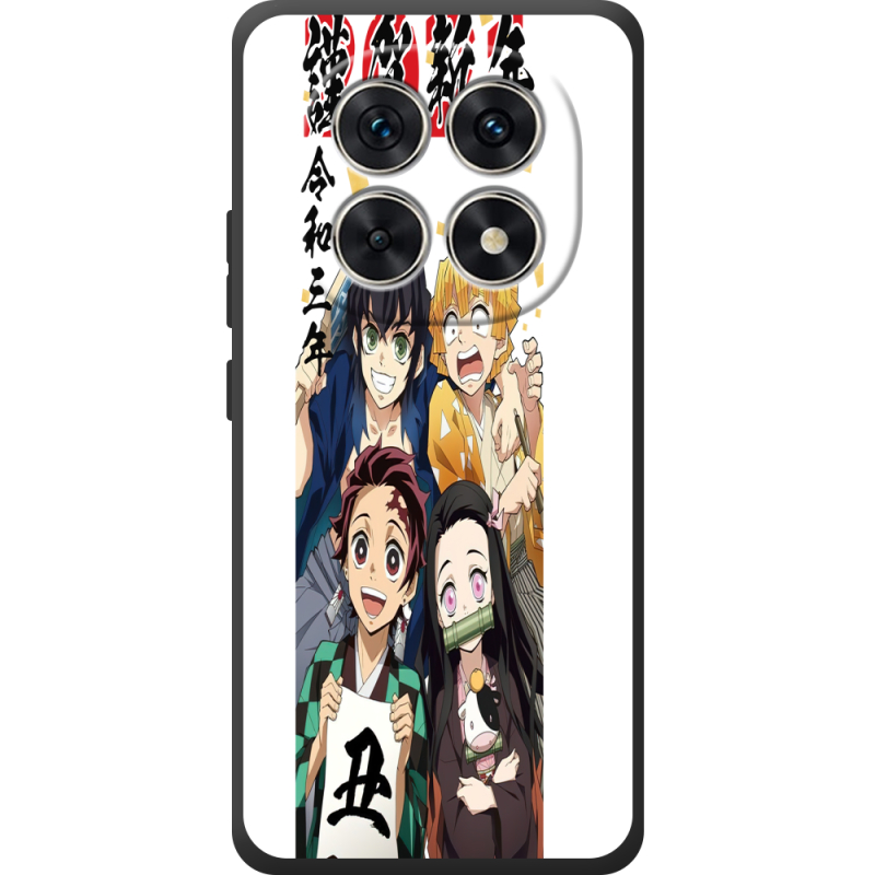 Прозорий чохол BoxFace Poco M8 Незуко та друзі