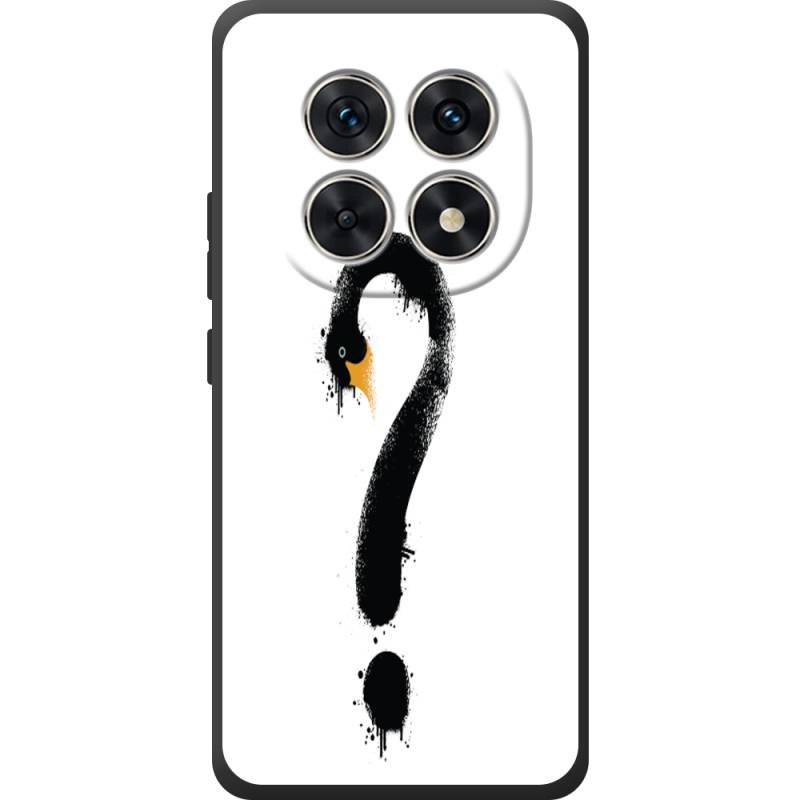 Прозорий чохол BoxFace Poco M8 Swan question