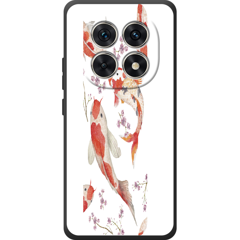 Прозорий чохол BoxFace Poco M8 Japanese Koi Fish