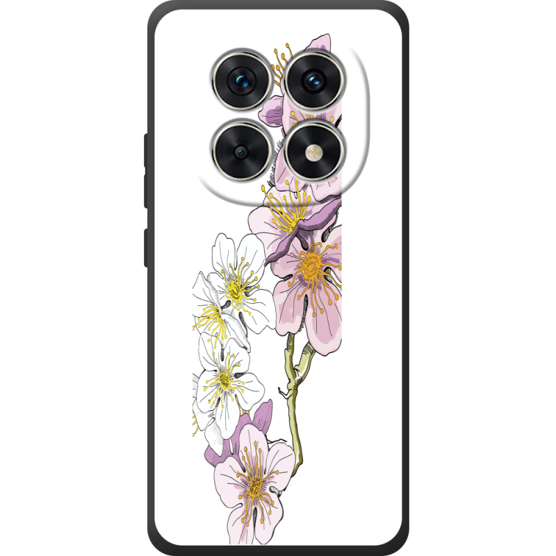 Прозорий чохол BoxFace Poco M8 Cherry Blossom