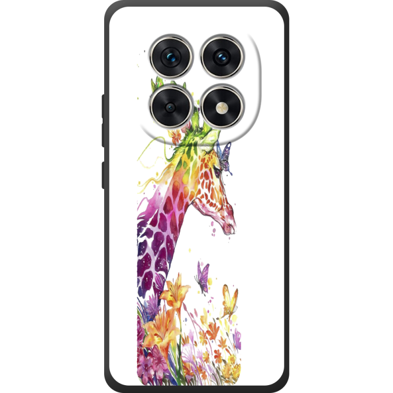 Прозорий чохол BoxFace Poco M8 Colorful Giraffe